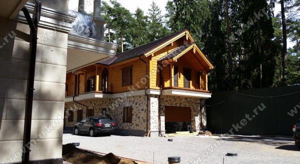 Проект комбинированного дома с гаражом